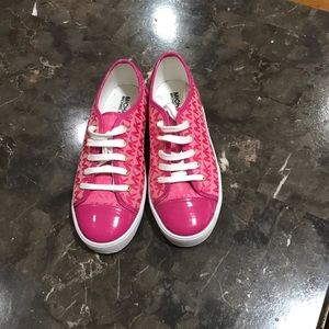 Pink sneakers